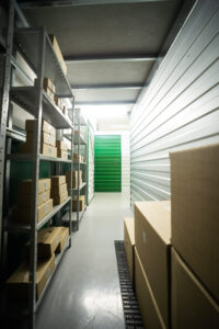 interior de um box de self storage